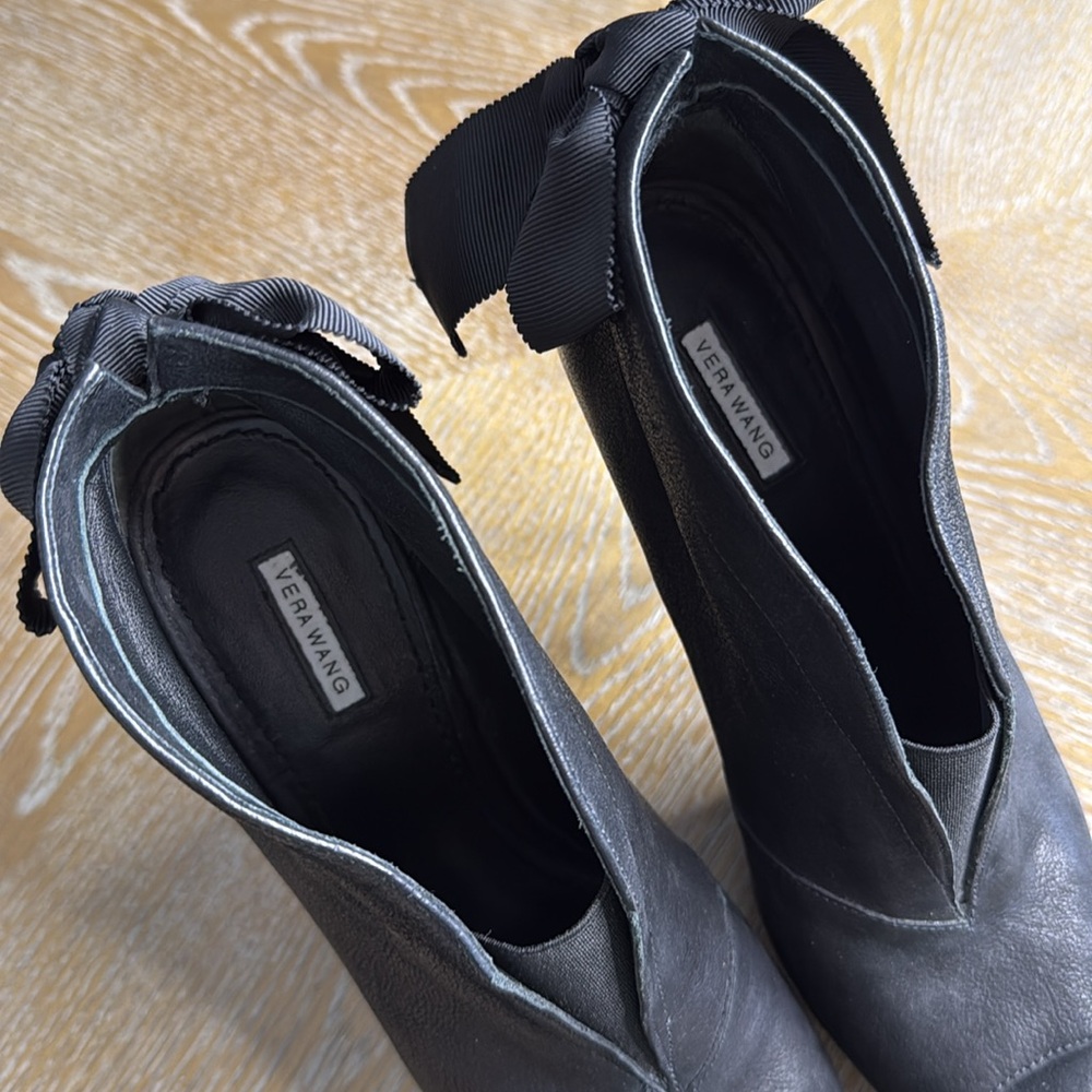 VERA WANG Footwear Black 'Royce' Heel Booties 7.5 - Picture 10 of 16
